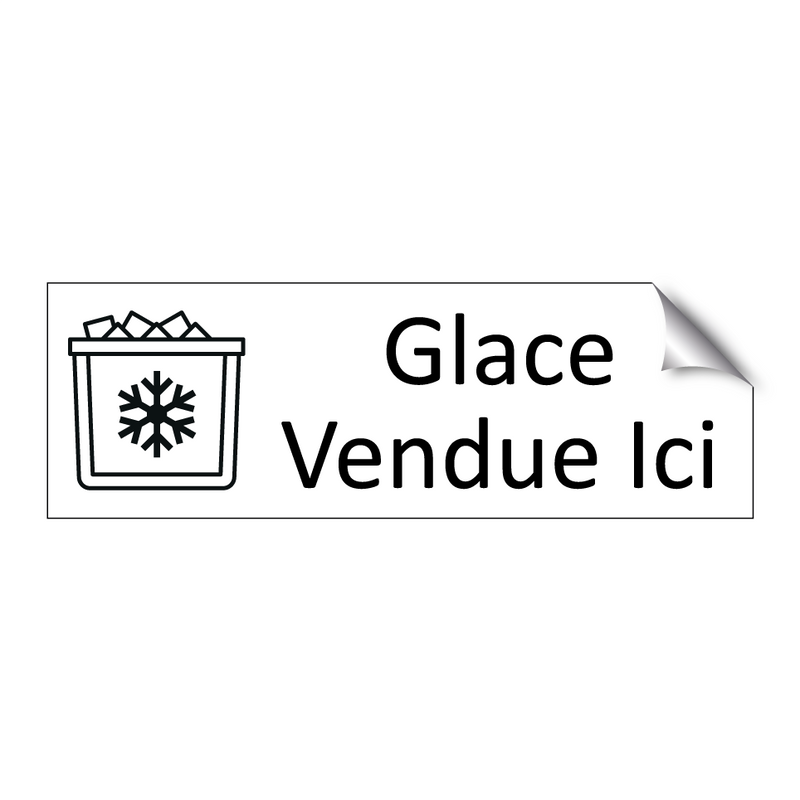 Glace Vendue Ici