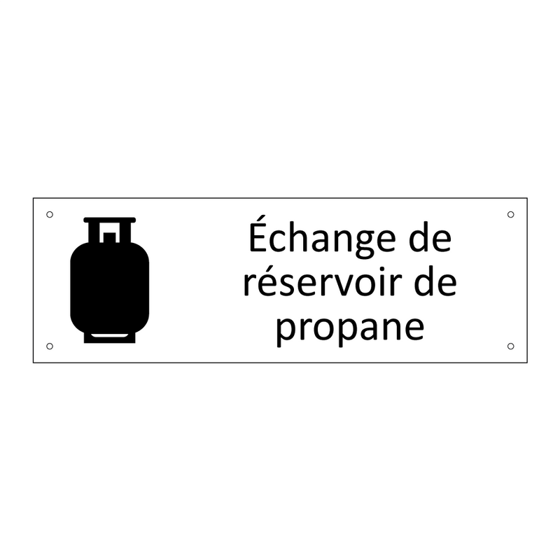 Échange de réservoir de propane