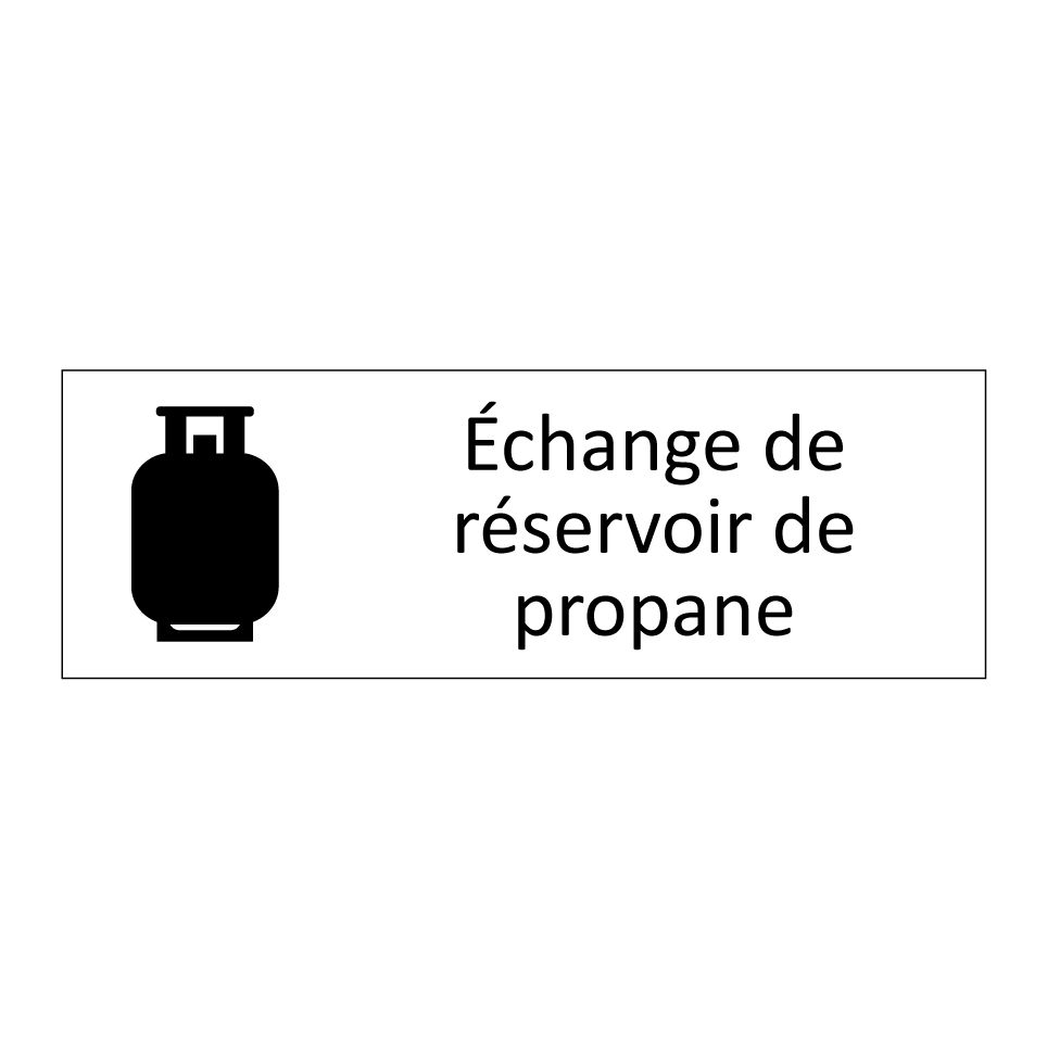 Échange de réservoir de propane
