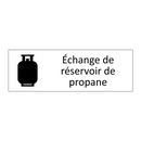 Échange de réservoir de propane