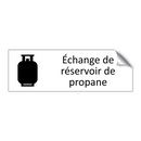 Échange de réservoir de propane