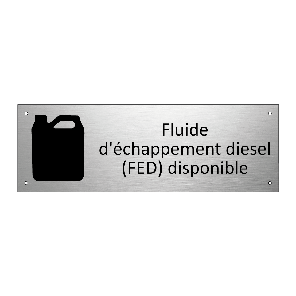 Fluide d'échappement diesel (FED) disponible
