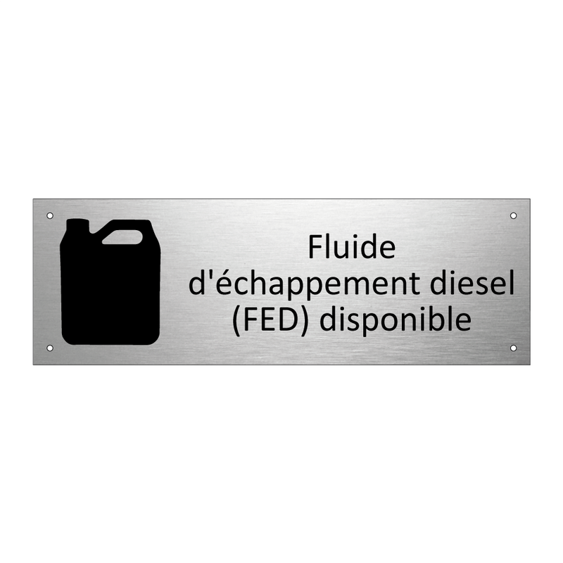 Fluide d'échappement diesel (FED) disponible