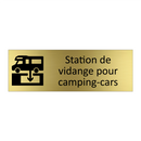 Station de vidange pour camping-cars