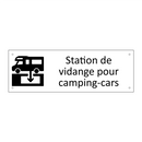 Station de vidange pour camping-cars