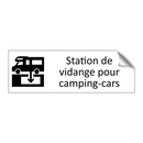 Station de vidange pour camping-cars