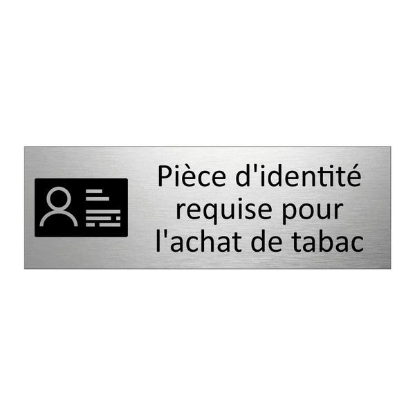 Pièce d'identité requise pour l'achat de tabac