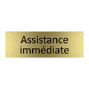 Assistance immédiate
