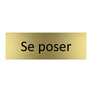 se poser