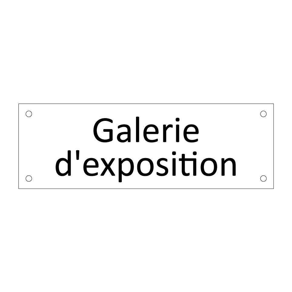 Galerie d'exposition