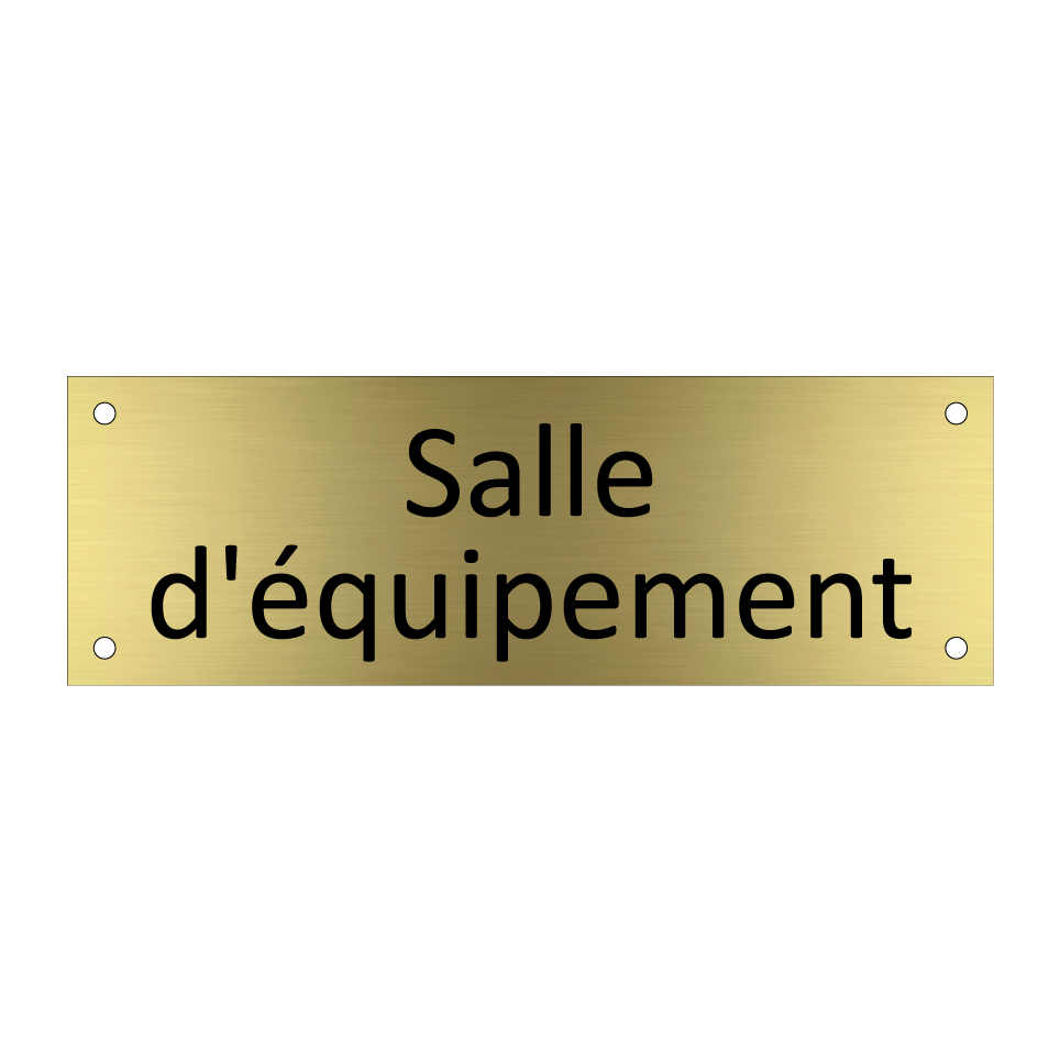 Salle d'équipement