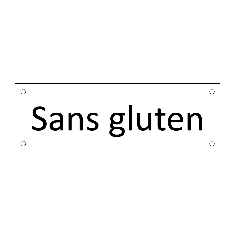 Sans gluten