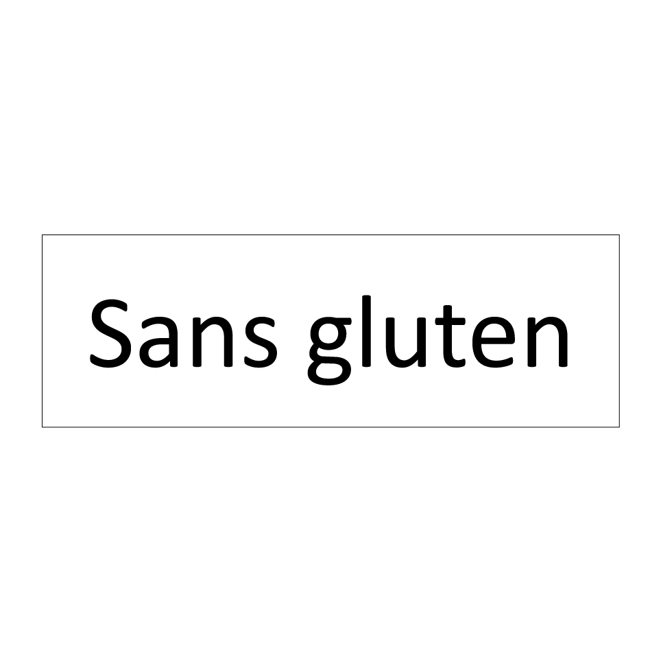 Sans gluten
