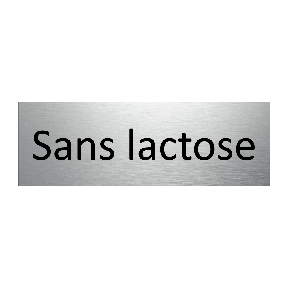 Sans lactose