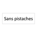 Sans pistaches