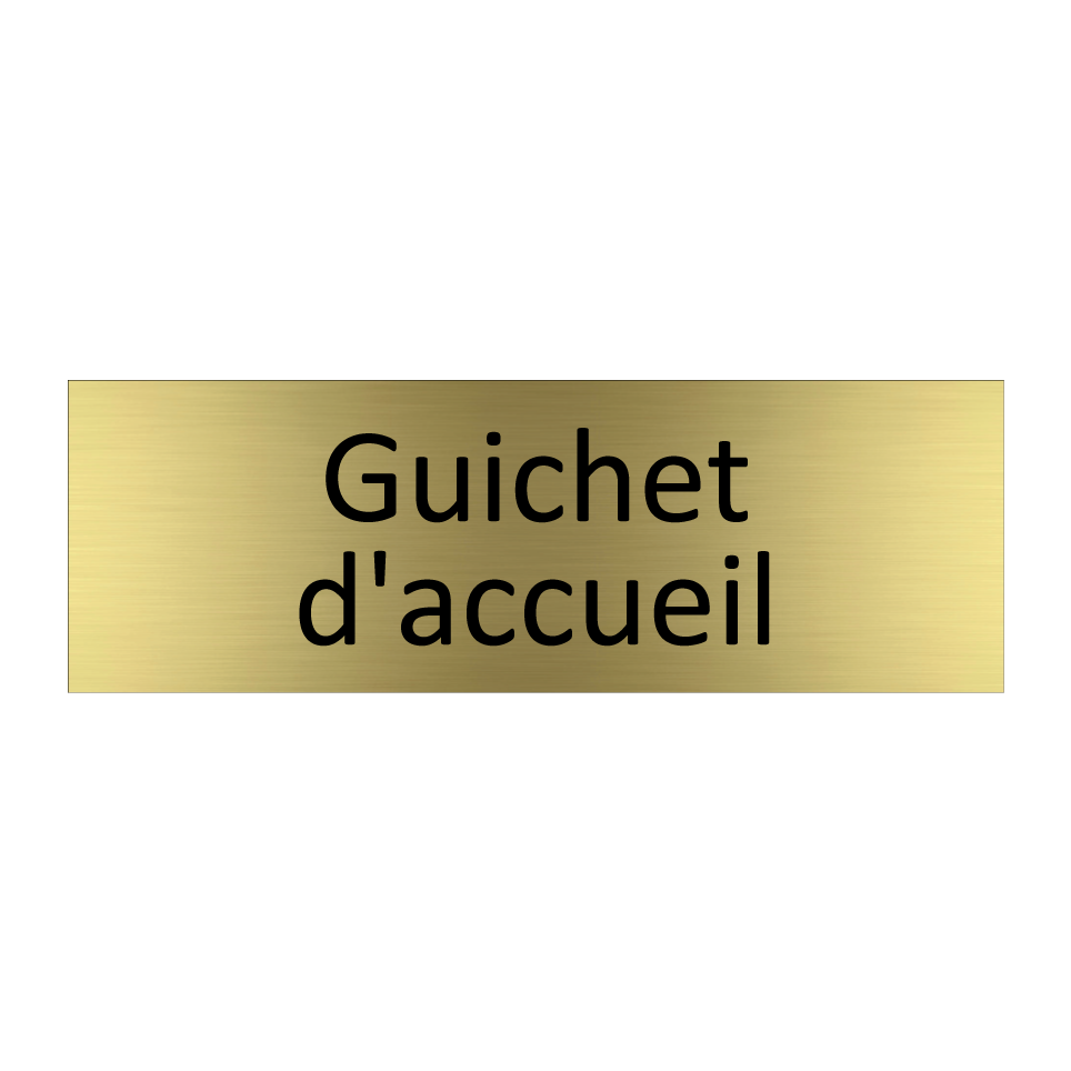 Guichet d'accueil