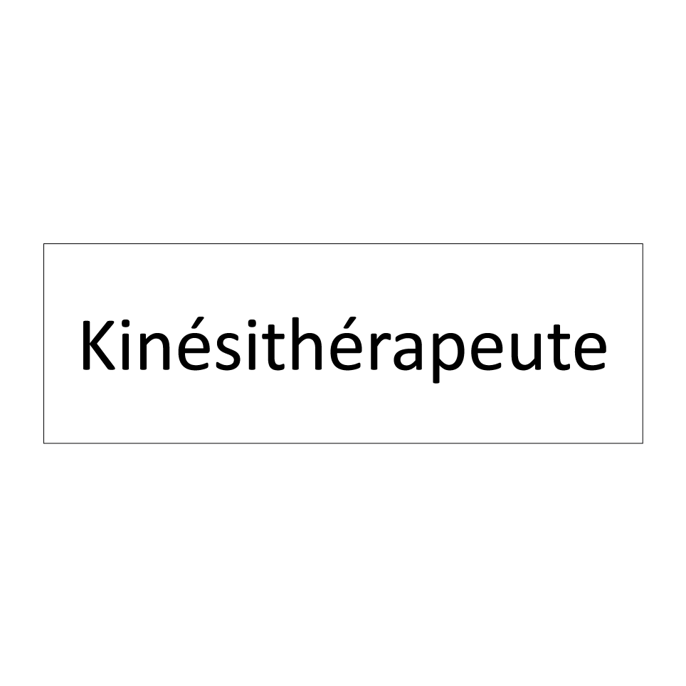 Kinésithérapeute & Kinésithérapeute & Kinésithérapeute & Kinésithérapeute