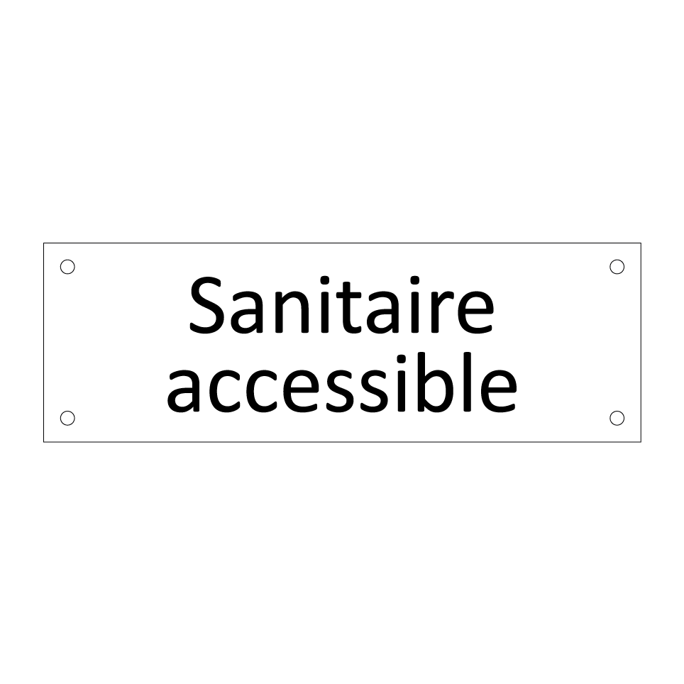 Sanitaire accessible