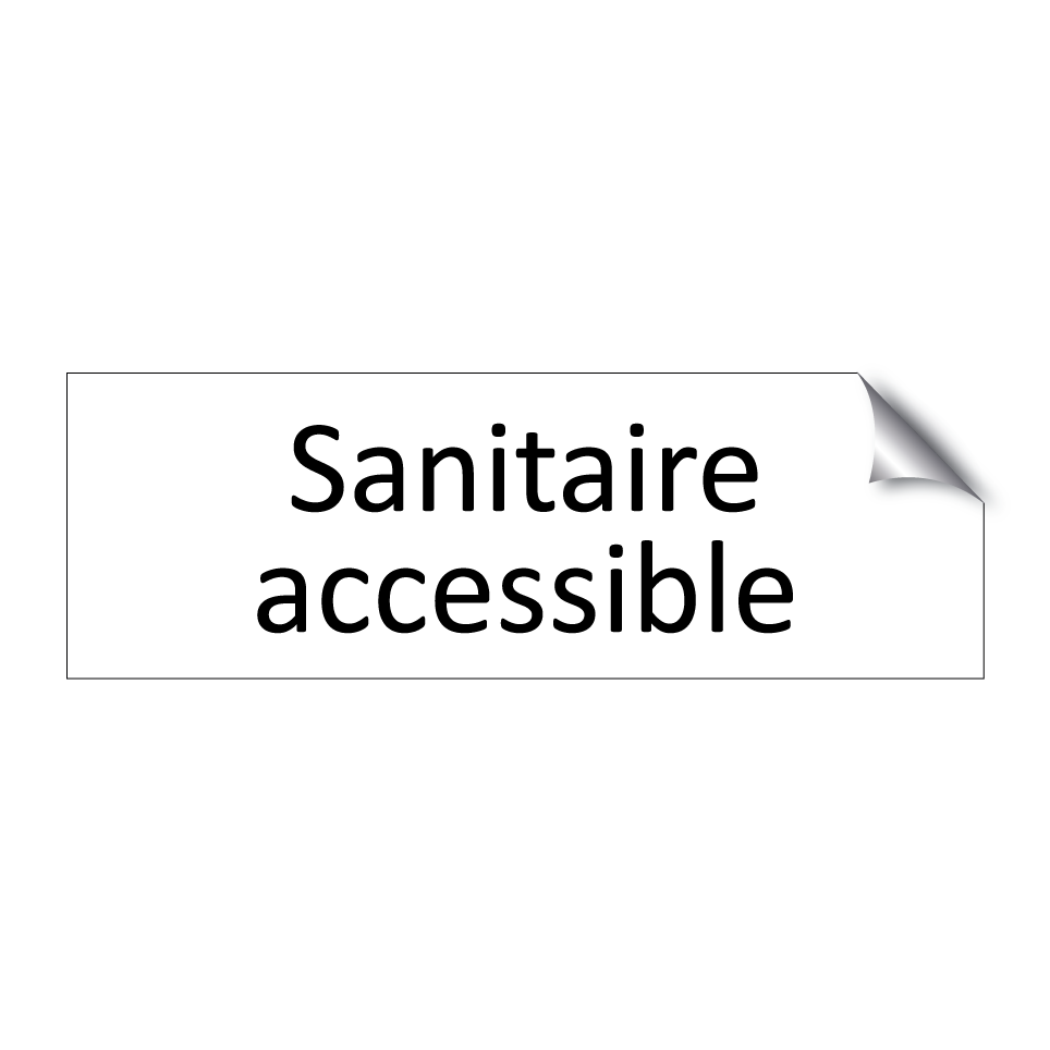 Sanitaire accessible