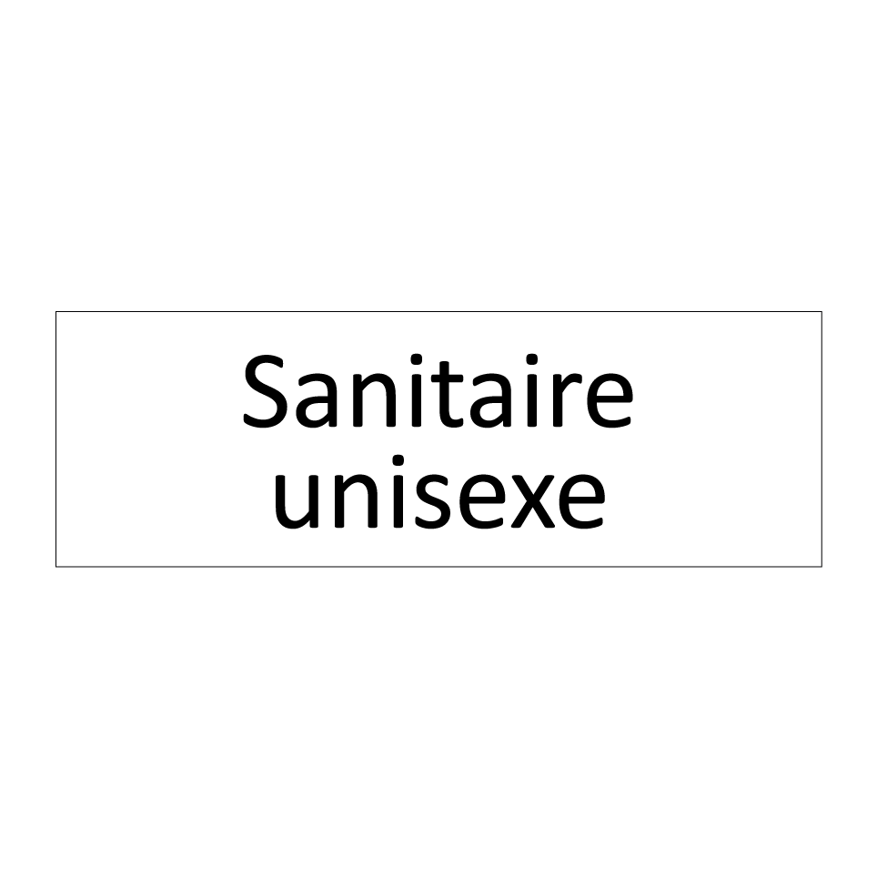 Sanitaire unisexe