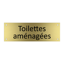 Toilettes aménagées