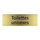 Toilettes unisexes