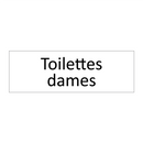 Toilettes dames