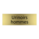 Urinoirs hommes