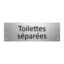 Toilettes séparées