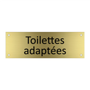 Toilettes adaptées