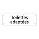 Toilettes adaptées