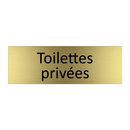 Toilettes privées