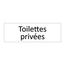 Toilettes privées