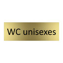 WC unisexes