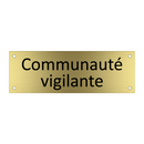 Communauté vigilante