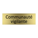 Communauté vigilante