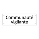 Communauté vigilante
