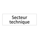 Secteur technique