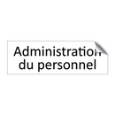 Administration du personnel