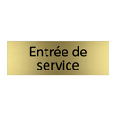 Entrée de service