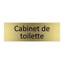 Cabinet de toilette
