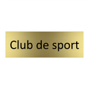 Club de sport