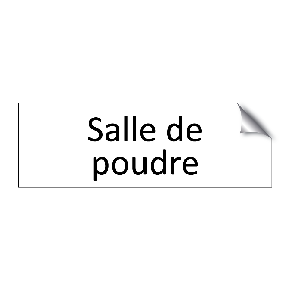 Salle de poudre