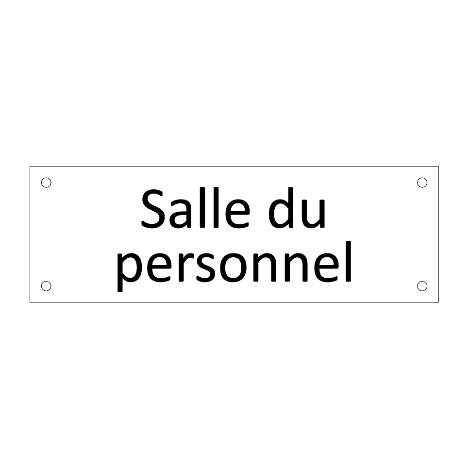 Salle du personnel