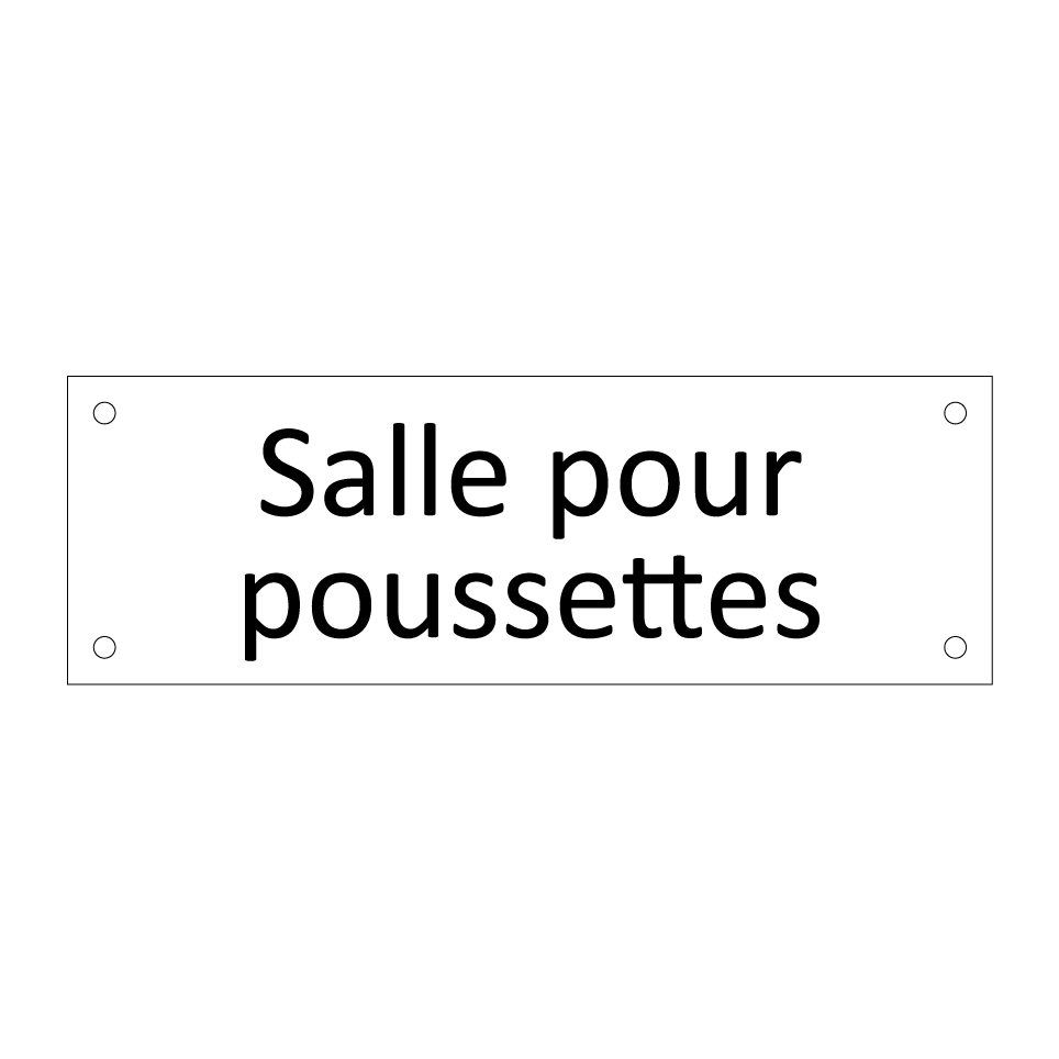 Salle pour poussettes