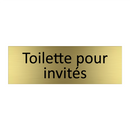 Toilette pour invités