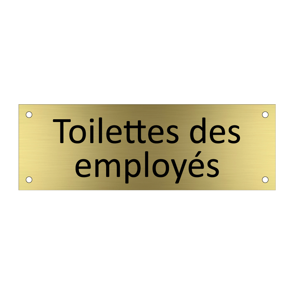 Toilettes des employés