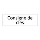 Consigne de clés