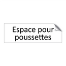 Espace pour poussettes