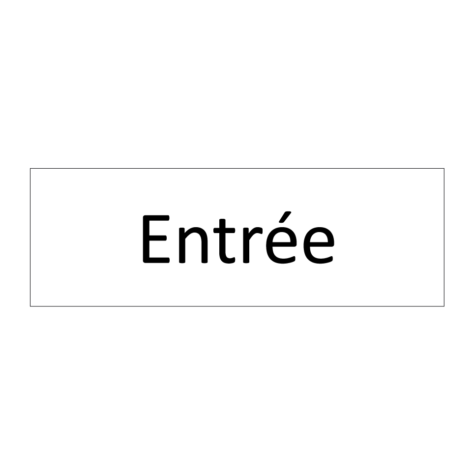 Entrée & Entrée & Entrée & Entrée & Entrée & Entrée